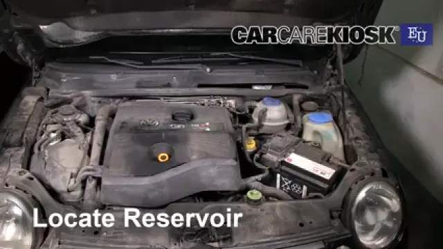 1999 Volkswagen Lupo TDI 1.4L 3 Cyl. Turbo Diesel Liquide essuie-glace Ajouter du liquide